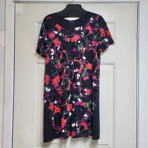 NBW – Marc by Marc Jacobs Short Sleeve Multi-Color Print Dress with Sequins (L)